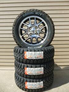 マッドスターラジアルM/T■155/65R13■アゲバンアゲトラハイゼットエブリイキャリイサンバーアトレーピクシスクリッパーバモスアクティ