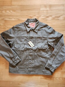 　送料込★東洋 SUGAR CANE シュガーケーン　SC15290 1953年モデル 11oz COTTON PIQUE ピケジャケット　カーキ　42