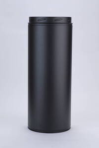 New 耐熱黒塗装断熱二重煙突　500mm（150-200） ロック式　新品