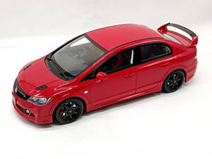 OTTO 1/18 ホンダ シビック 無限 RR FD2 2008 (レッド)