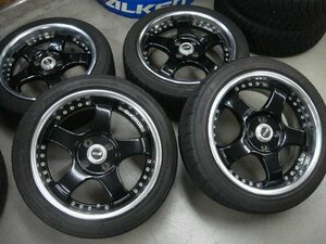 プロフェッサーSP1R/DL16インチ4本セット　16x7J　4H　PCD100　OFF39　195/45R16　川越