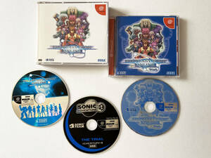 ドリームキャスト ファンタシースターオンライン 1 2 セット 帯ハガキあり　Dreamcast DC Phantasy Star Online