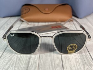 レイバン　Ray-Ban　未使用　サングラス　シルバー　ホワイト　ブラック