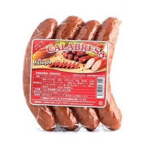 スモークソーセージ(フランク) カラブレサ　ダファゼンダ 　　500g　Calabresa Defumada Da Fazenda【冷蔵】