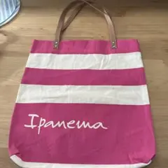 Ipanema ピンクストライプ トートバッグ