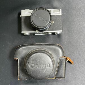 フイルムカメラ　キヤノン　CANON　CANONET　動作未確認　ジャンク品　 フィルムカメラ　ケース付き 