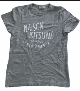 メゾンキツネ メンズ レディース 半袖 Tシャツ ポルトガル製 MAISON KITSUNE キツネ ティー ユニセックス シャツ コットン XS〜Sサイズ