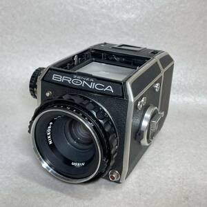 W1 3-97）ZENZA BRONICA ゼンザ ブロニカ 中判フィルムカメラ 6X6 / Nikkor-P 75mm f/2.8 レンズ 