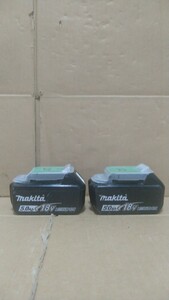 makita マキタ 純正 リチウムイオンバッテリー 充電池　18V用　バッテリーチェッカーによるチェック済み BL1850 5.0Ah 2個セット