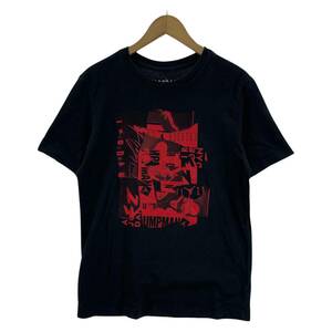 ゆうパケットOK NIKE ナイキ JORDAN プリント 半袖Ｔシャツ sizeL/ブラック