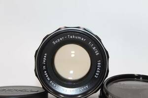 M42 使用感少な目 Super-Takumar 55mm F1.8 レンズフィルター他付き #OP1341