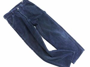 Wrangler ラングラー コーデュロイ ワイド パンツ size28/紺 ◇■ ☆ eba9 レディース