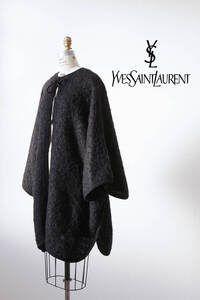 YVES SAINT LAURENT イヴサンローラン モヘア ポンチョ size M 1108610