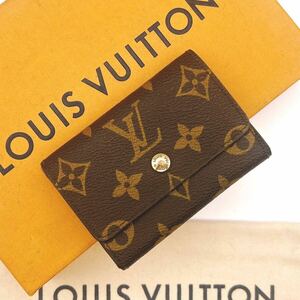 ★ほぼ極美品★【A546】LOUIS VUITTON ルイヴィトン モノグラム ポルトモネ プラ コインパース　コインケース 小銭入れ　M61930/RA0991