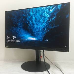 ☆【美品】Lenovo ThinkVision T24i-10 ワイド液晶モニター 23.8インチ フルHD（1920x1080） 入力端子『HDMI/Displayport/D-Sub』 動作品