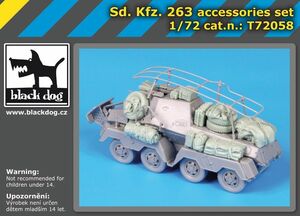 ブラックドッグ T72058 1/72 Sd Kfz 263 アクセサリーセット （ ドラゴン用）