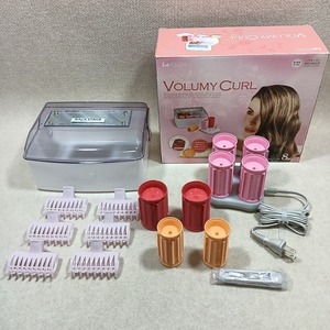 ●○コイズミ ヘアカーラー 8本入り 海外対応 ピンク KHC-8001/P ホットカーラー VOLUMY CURL ボリューミーカール○●