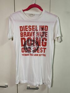 DIESEL 半袖Tシャツ 薄いクリーム色 サイズS