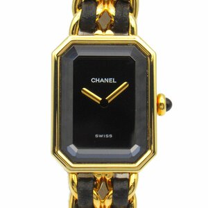 シャネル プルミエールM ブランドオフ CHANEL GP（ゴールドメッキ） 腕時計 GP/革 中古 レディース