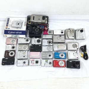 1206【1円～/ジャンク】 デジタルカメラ コンパクトデジタルカメラ まとめ 計31台 デジカメ Canon CASIO FUJIFILM Nikon PENTAX SONY など