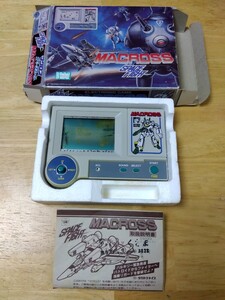 箱&説明書有 動作確認済 MACROSS SPACE FIGHT マクロス スペースファイト タカトクトイス 超時空要塞マクロス LSI LCD 電子ゲーム ウォッチ