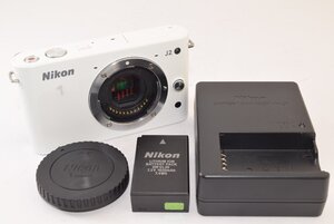 ニコン Nikon 1 J2 ボディ ホワイト ショット数5907回 ミラーレス一眼カメラ J2412052