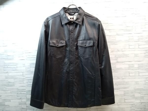 未使用品 ブラック JOSEPH ABBOUD シングルライダース