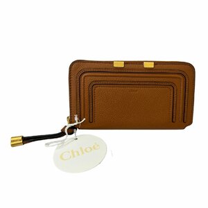 Chloe クロエ marcie ロングジップウォレット 長財布 レディース ブラウン系 タグ付き【未使用品】