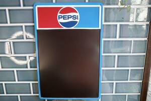 新品　PEPSI ペプシ　チョークボード エンボス メタルサイン 看板 世田谷ベース インテリア アメリカン USA 店舗ディスプレイ