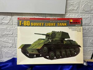 ■3点以上で送料無料!!プラモデル MINI ART T-80 SOVIET LIGHT TANK　　 未使用品　3FPM3056MH