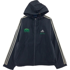 古着 90年代 アディダス adidas TEAM カレッジ 中綿パーカー パファージャケット メンズL相当 ヴィンテージ /eaa502943