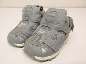 k6473：状態良好*REEBOK PUMP FURY(リーボック ポンプフューリー) ベビースニーカー 8㎝ ファーストシューズ 灰グレー ：5