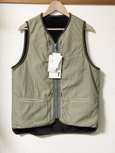 新品 21AW VISVIM *F.I.L. CONTRARY DEPT LINER VEST OLIVE サイズ2