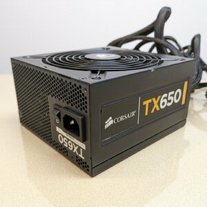 CORSAIR・PC電源ユニット・CMPSU-650TXV2・650ｗ・動作未確認・No.240320-02・梱包サイズ80
