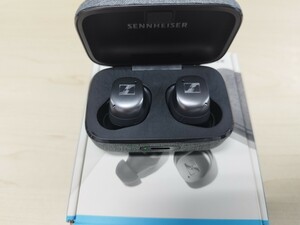 美品 付属品あり SENNHEISER MOMENTUM True Wireless3 グラファイトブラック Bluetooth イヤホン ゼンハイザー MTW