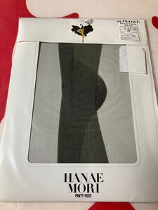 hanae mori panty hose support サポート コンベンショナル かかと付 M ダークグレー パンティストッキング パンスト パンティホース