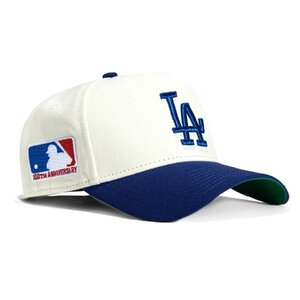 ニューエラ キャップ ロサンゼルス ドジャース NEW ERA 9FORTY A-FRAME LOS ANGELES DODGERS MLB 100TH ANNIVERSARY PATCH SNAPBACK