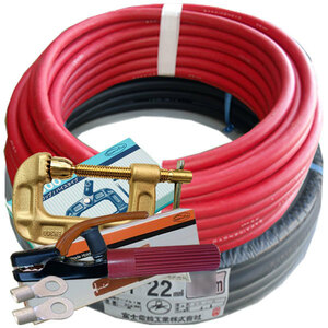 70000-383　22スケ　10m（赤色5m／黒5m）付属品付き　溶接用WCT　キャブタイヤ/キャプタイヤケーブル