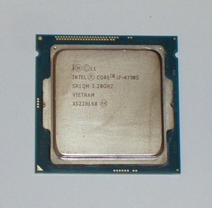 ◆省電力版 i7-4790S 3.20GHz Haswell Refresh/8MB/SR1QM/LGA1150 動作確認済！★送料140円！