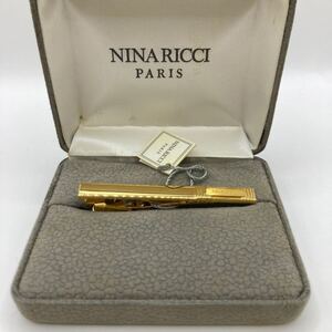 NINA RICCI ネクタイピン タイピン ゴールド ゴールドカラー スーツ 小物 ビジネス メンズ 男性用 箱付き