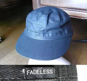 FADELESS 日本製　American Rag Cie　アメリカンラグシー　コットン ストレッチ キャップ　M　帽子　ブラック・黒
