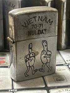 1970年製ベトナムジッポー「ファックマン」NUI当時物 ヴィンテージ ミリタリー