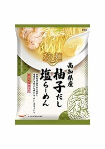 国分 tabete だし麺 高知県産柚子だし 塩らーめん 102g×10袋 保存食 備蓄