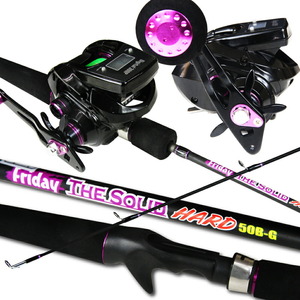 FRIDAY TheSolid HARD グラス 5ft+SeaMastug Digital 300P セット（ori-funeset030-959458）