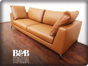 ■展示品■未使用品■B&B ITALIA■イタリア最高級■RAY/レイ■ANTONIO CITTERIO■総革■ハイクラスモダン/2人掛けソファ/261万/yykn1159m