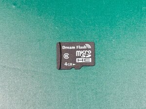 Dream Flash microSDHCカード 4GB 1枚 フォーマット済み 動作確認済みジャンク品