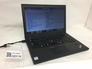 ジャンク/ LENOVO 20HN0010JP ThinkPad X270 Intel Core i3-7100U メモリ4.1GB HDD500.1GB 【G23116】