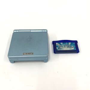 Nintendo ゲームボーイアドバンス SP 本体 AGS-001/ソフト ポケットモンスター サファイア 2点 おまとめ 通電未確認【DAAT5033】