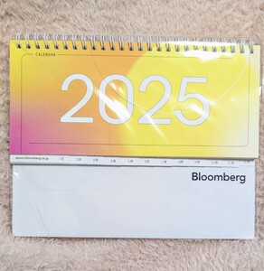 【新品・未開封】Bloomberg ブルームバーグ 2025年 卓上カレンダー 外資系 資産運用