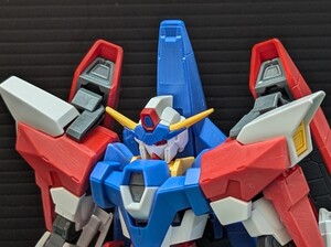 HG1/144ガンダムAGE‐3オービタル●素組orジャンク扱い(塗装前提制作の処理＆施工、ダボピン加工跡有り）機動戦士ガンダムAGE／ガンプラ